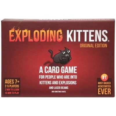 Exploding Kittens: Hauska ja kaoottinen korttipeli koko perheelle!